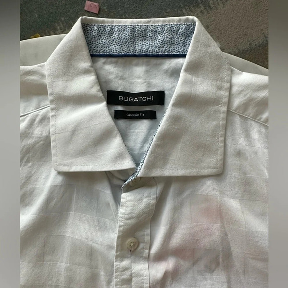 Bugatchi Men’s Long Sleeve Shirt Classic Fit - Large - Picture 2 of 9